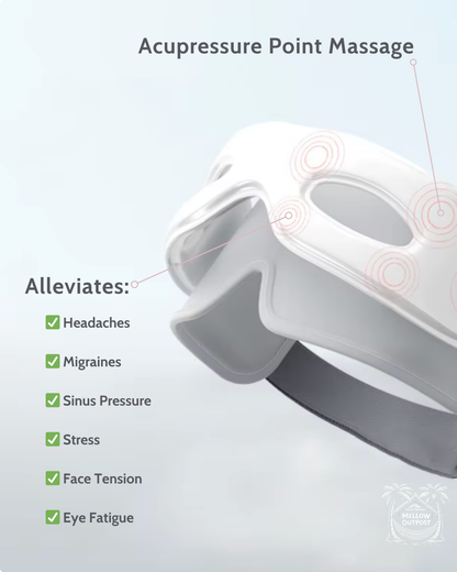 MellowMask™ - Heated Eye Massager for Relaxation & Headache Relief